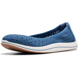 Clarks Women’s Breeze Roam Shoes(Blue Textile)