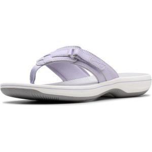 Clarks Women’s Breeze Sea Flip-Flop(Lavender Nubuck)