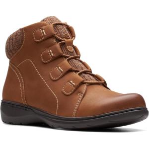 Clarks Women’s Carleigh Jade Ankle Boots(Dark Tan Nubuck)