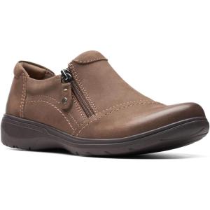 Clarks Womens Carleigh Ray(Taupe Nubuck)
