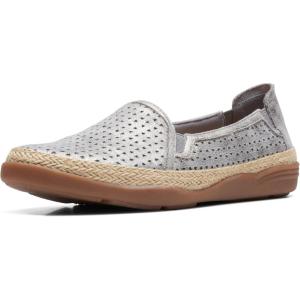 Clarks Women’s Elaina Ruby Loafers(Pewter Textile)