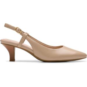Clarks Womens Kepley Lane(Beige Leather)