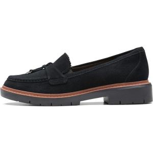 Clarks Women’s Westlynn Bella Loafers(Black Suede)