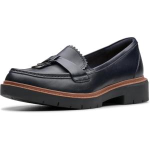 Clarks Women’s Westlynn Bella Loafers(Navy Leather)