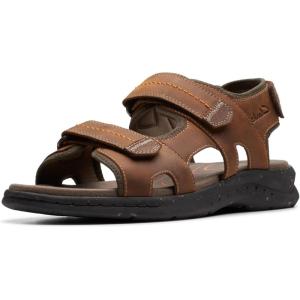 Clarks mens Walkford Walk(Light Brown Leather)