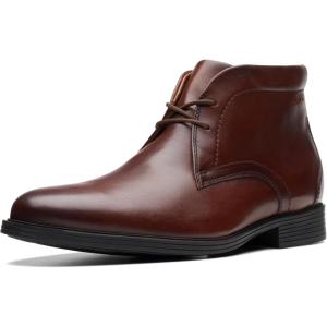 Clarks mens Whiddon Mid(Mahogany Leather)