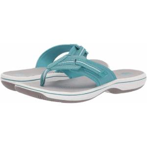 Clarks womens Brinkley Jazz(Turquoise Synthetic)