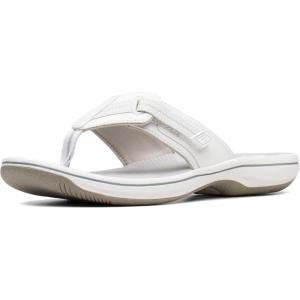 Clarks womens Brinkley Jazz(White Synthetic)