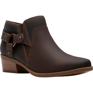 Clarks womens Danyelle Gema(Taupe Oily Leather)