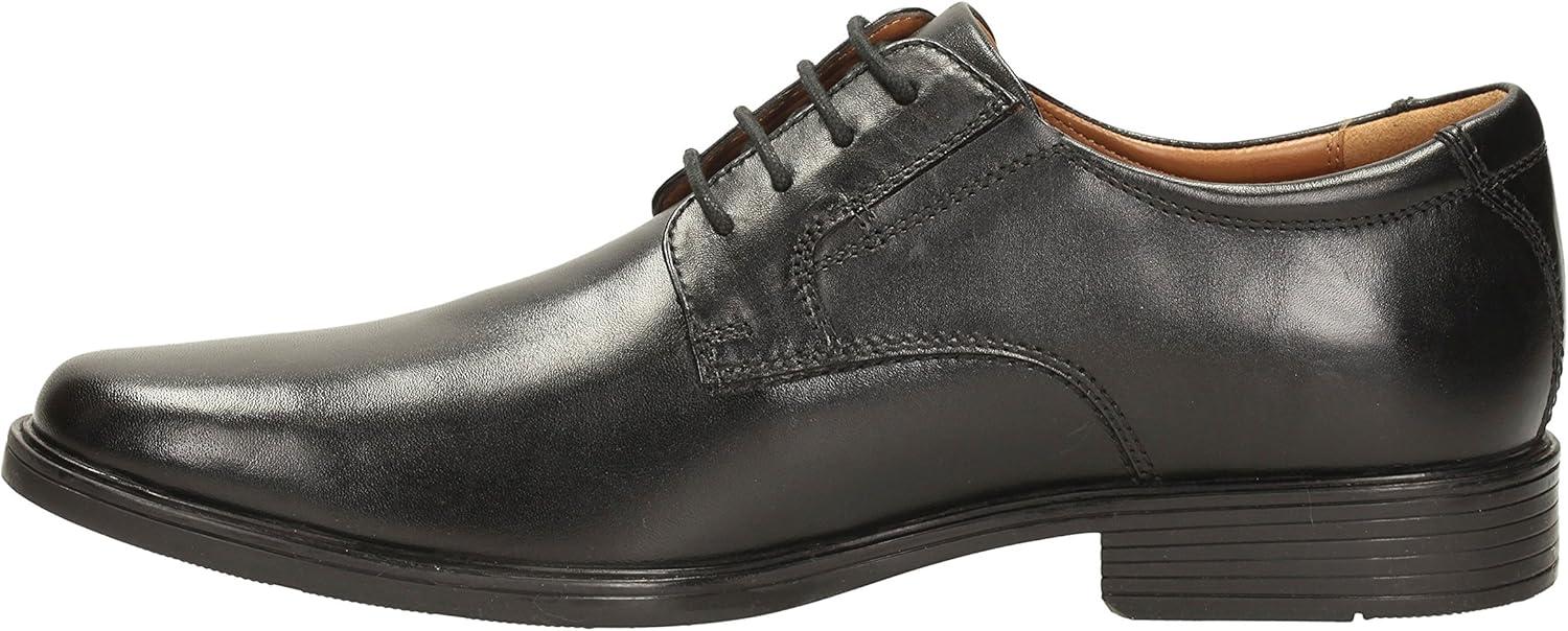 imageClarks Mens Derby Oxford ShoesBlack Leather Black