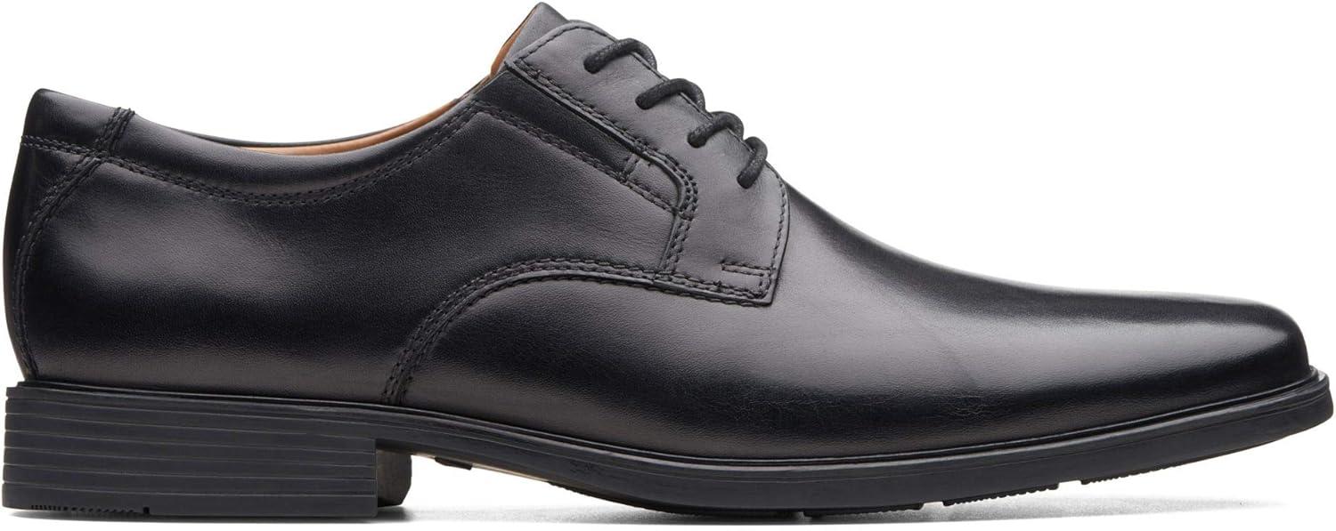 imageClarks Mens Derby Oxford ShoesBlack Leather Black