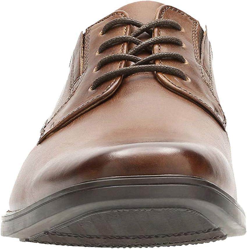 imageClarks Mens Derby Oxford ShoesDark Tan Leather