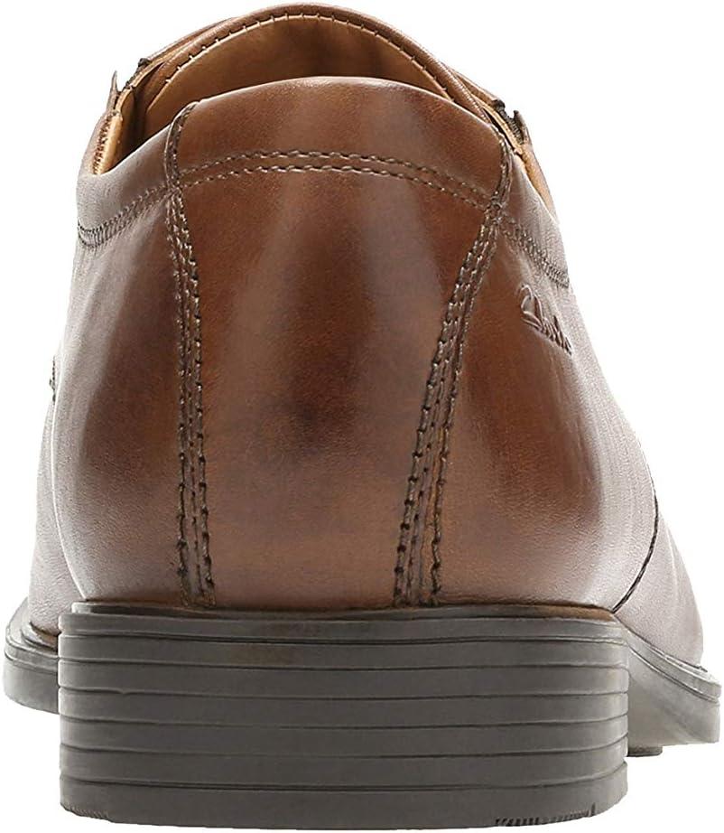 imageClarks Mens Derby Oxford ShoesDark Tan Leather