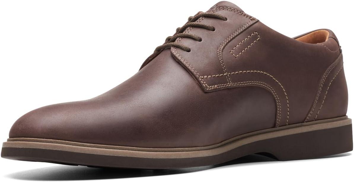 imageClarks Mens Malwood Lace OxfordDark Brown Leather