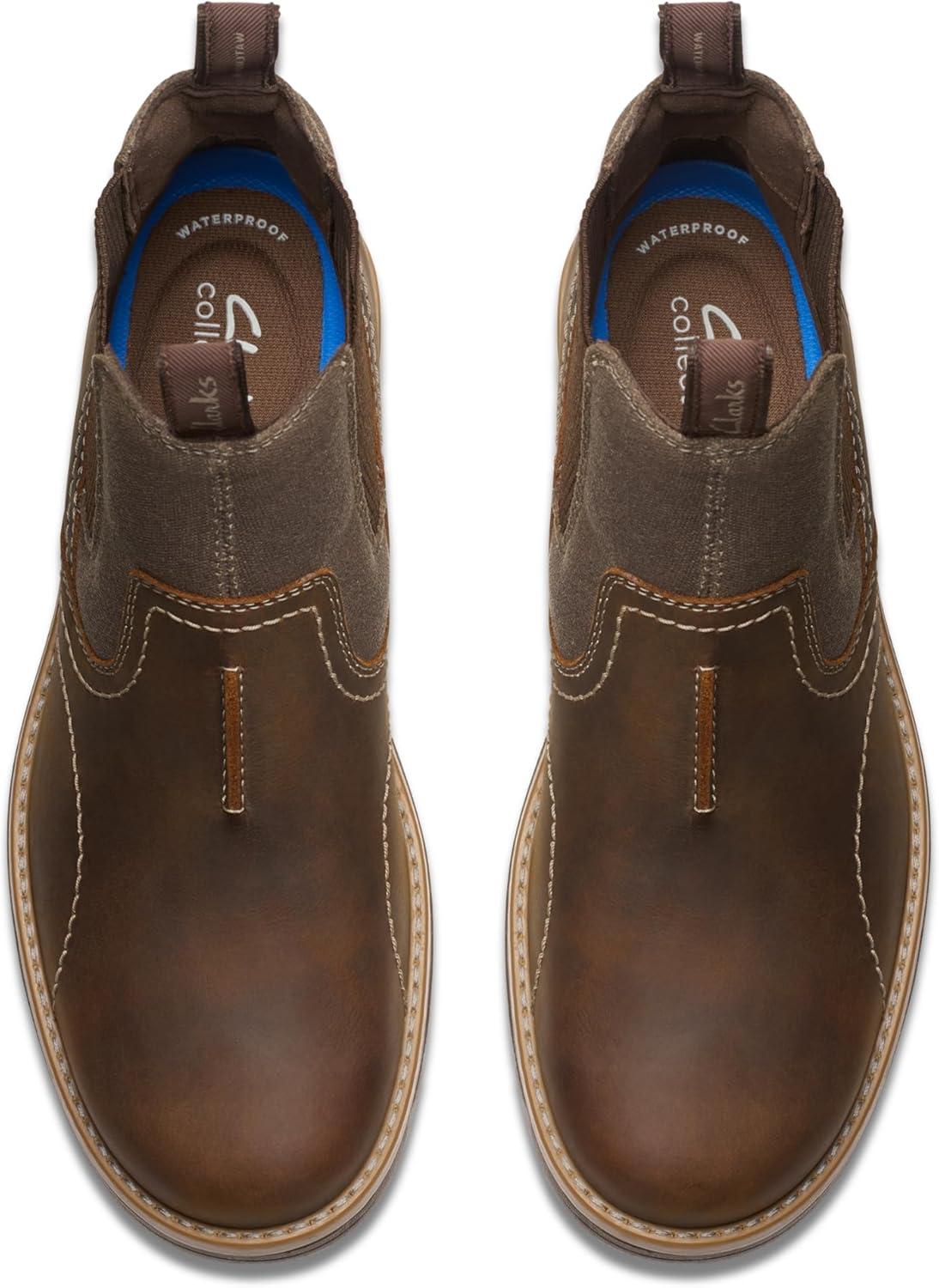 imageClarks Mens Morris Easy Chelsea BootBeeswax Leather