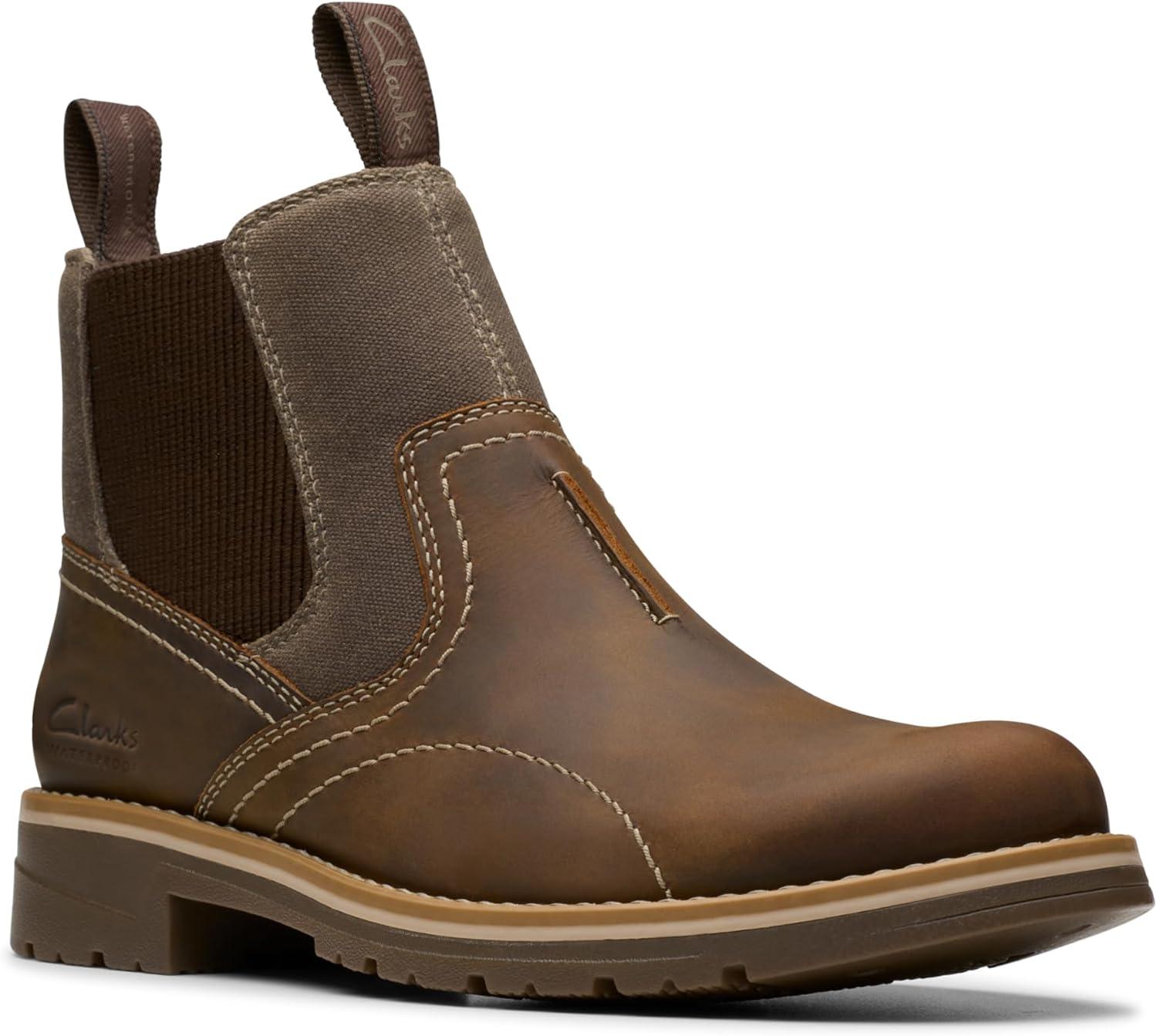 imageClarks Mens Morris Easy Chelsea BootBeeswax Leather