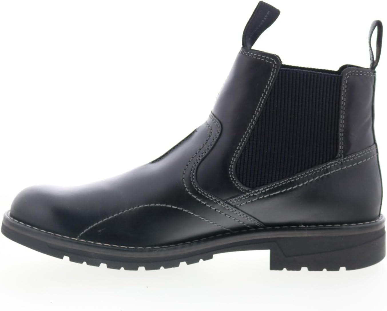 imageClarks Mens Morris Easy Chelsea BootBlack Leather
