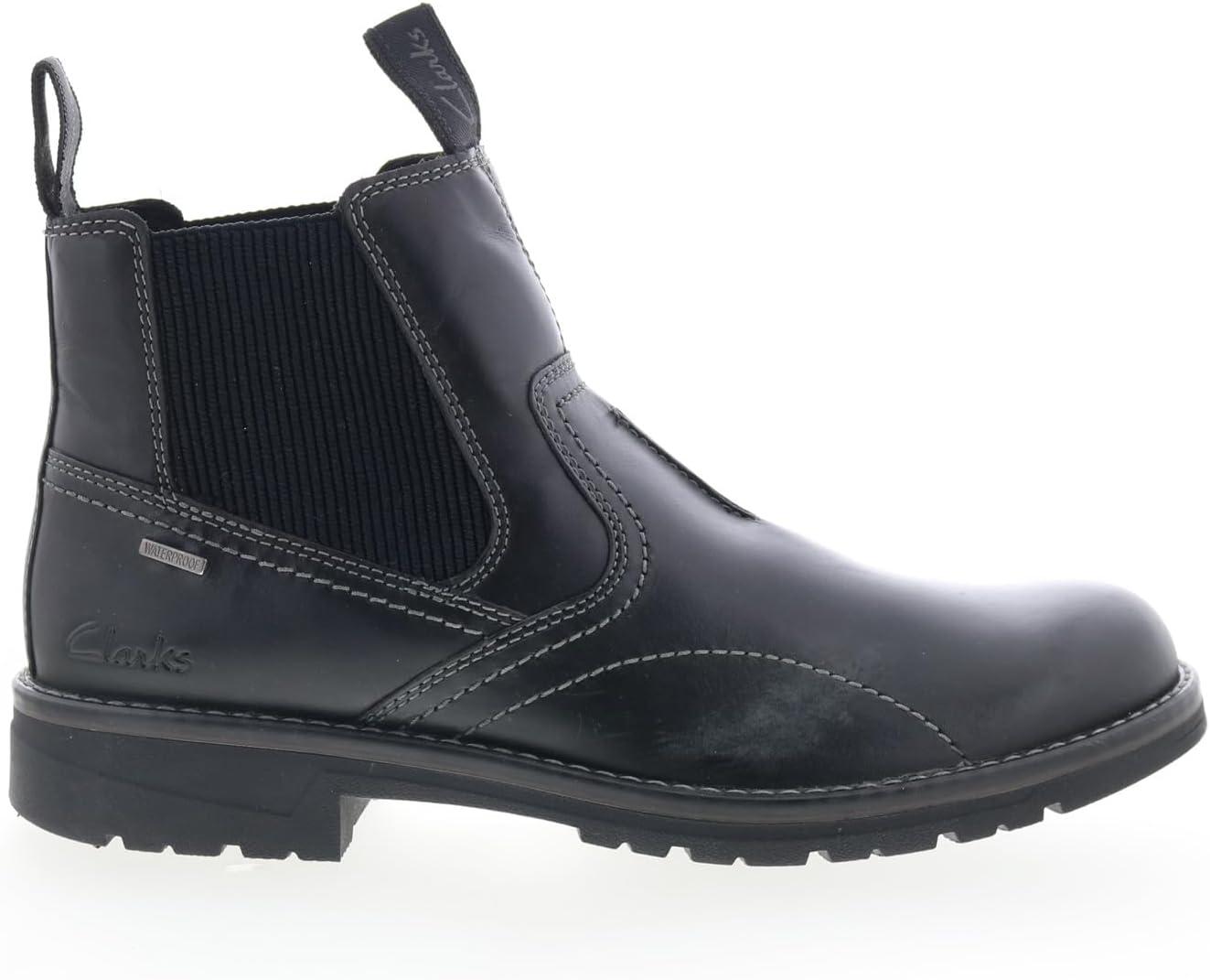 imageClarks Mens Morris Easy Chelsea BootBlack Leather