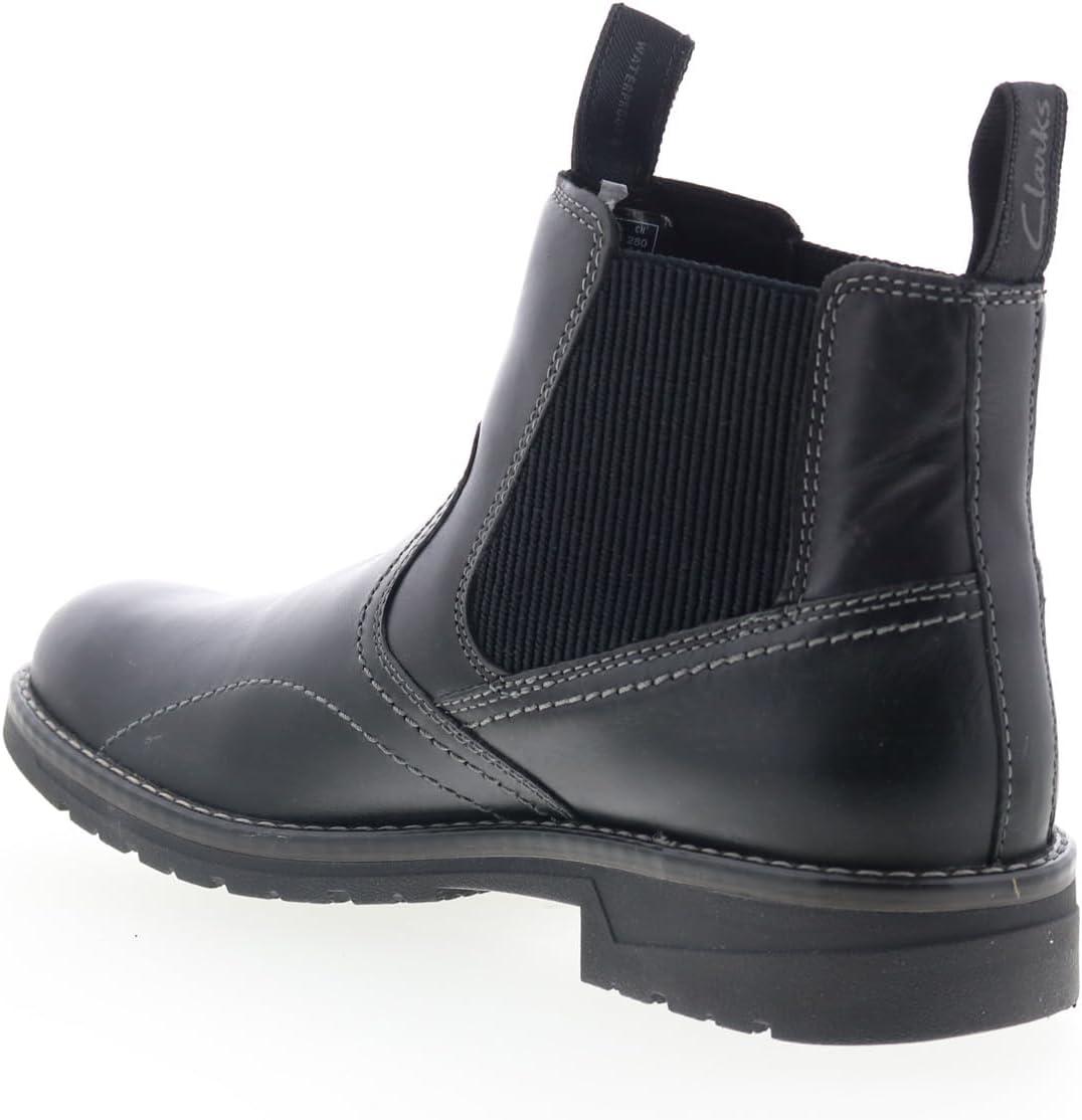 imageClarks Mens Morris Easy Chelsea BootBlack Leather