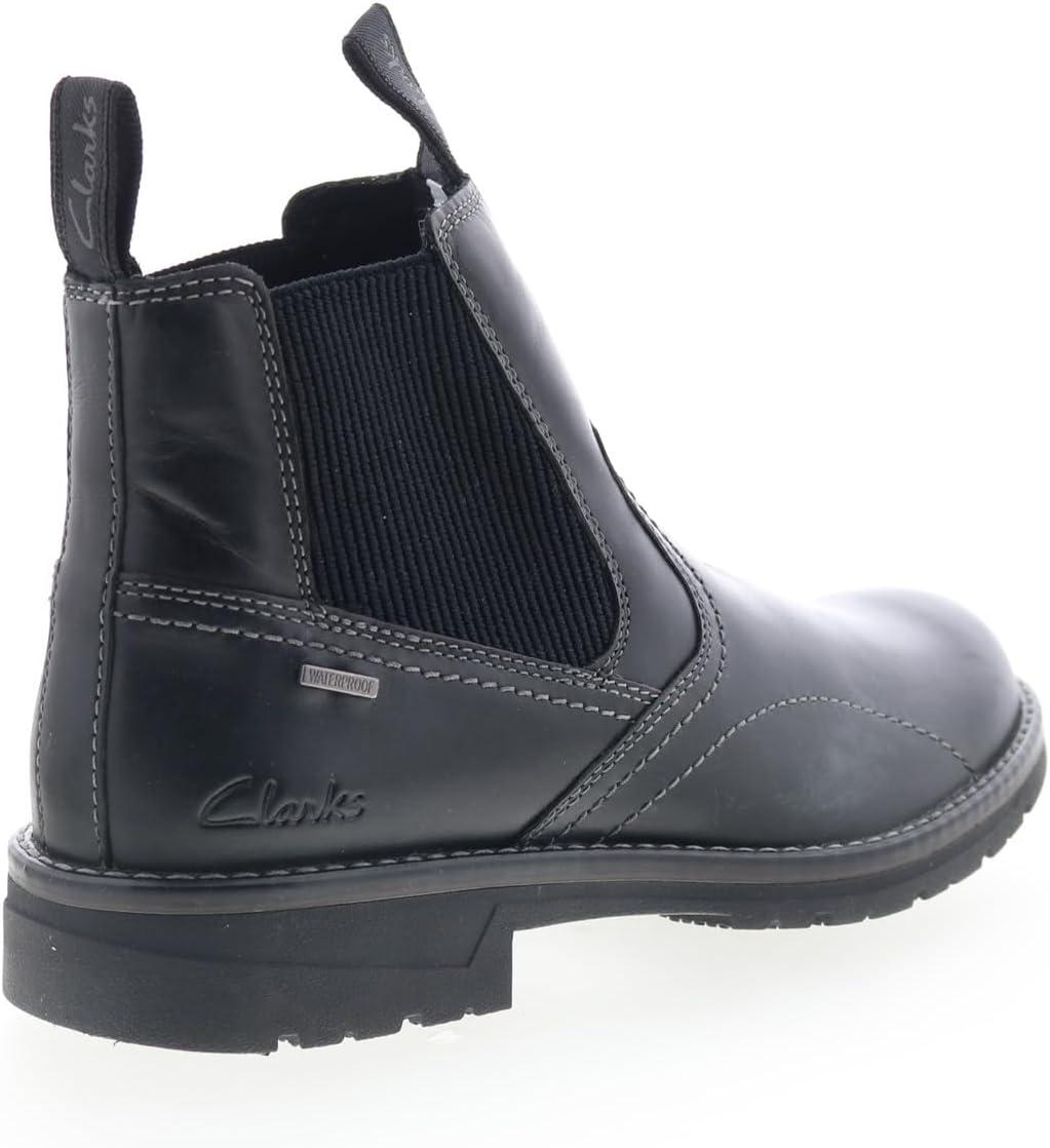 imageClarks Mens Morris Easy Chelsea BootBlack Leather