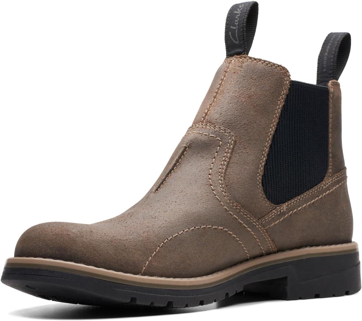 imageClarks Mens Morris Easy Chelsea BootStone Waxy
