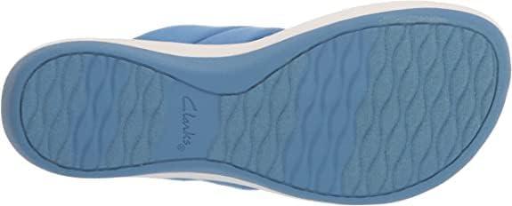 imageClarks Womens Arla Kaylie FlipFlopBlue Jersey