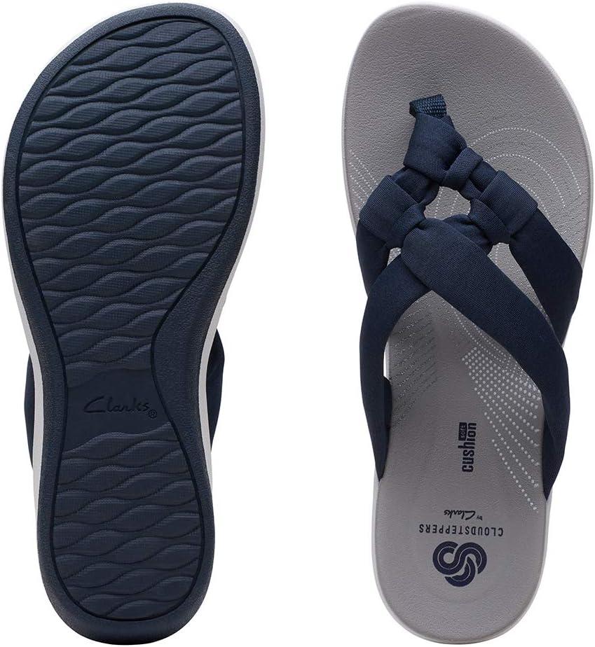 imageClarks Womens Arla Kaylie FlipFlopNavy Heather Textile