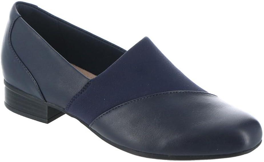 imageClarks Womens Juliet Gem LoafersNavy Leather