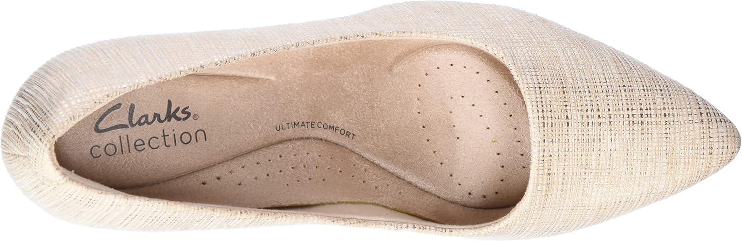 imageClarks Womens Kataleyna Gem PumpsSand Metallic