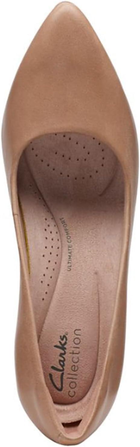 imageClarks Womens Kataleyna Gem PumpsWarm Beige Leather