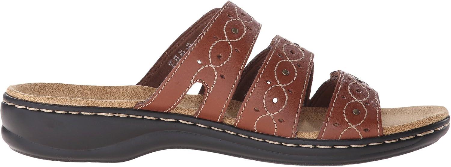 imageClarks Womens Leisa Cacti Q Slide SandalBrownmulti