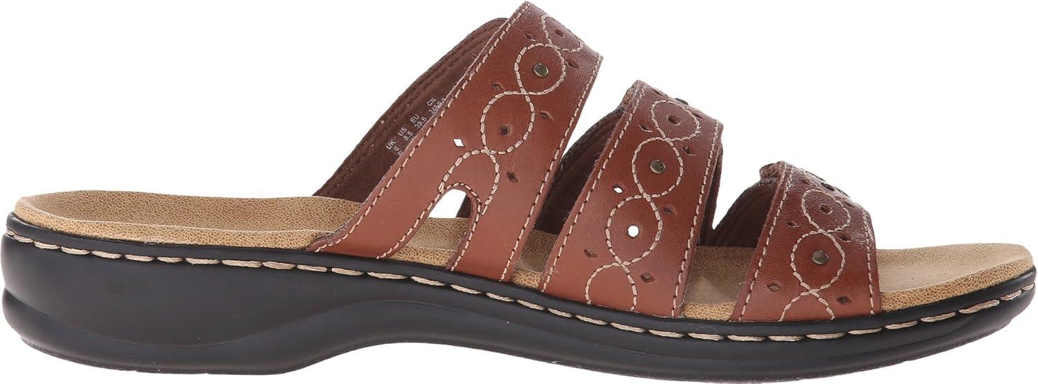 imageClarks Womens Leisa Cacti Q Slide SandalBrownmulti