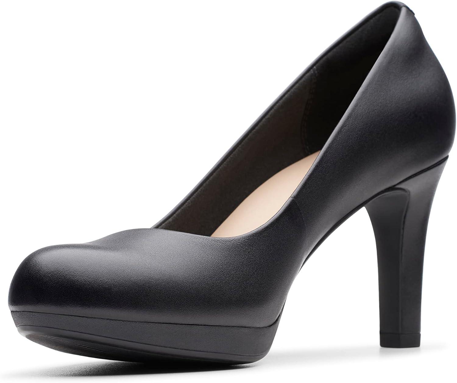 imageClarks Womens Platform SandalsBlack Leather