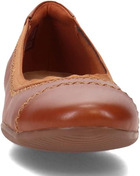 imageClarks Womens Sara Ballet FlatCaramel Leather
