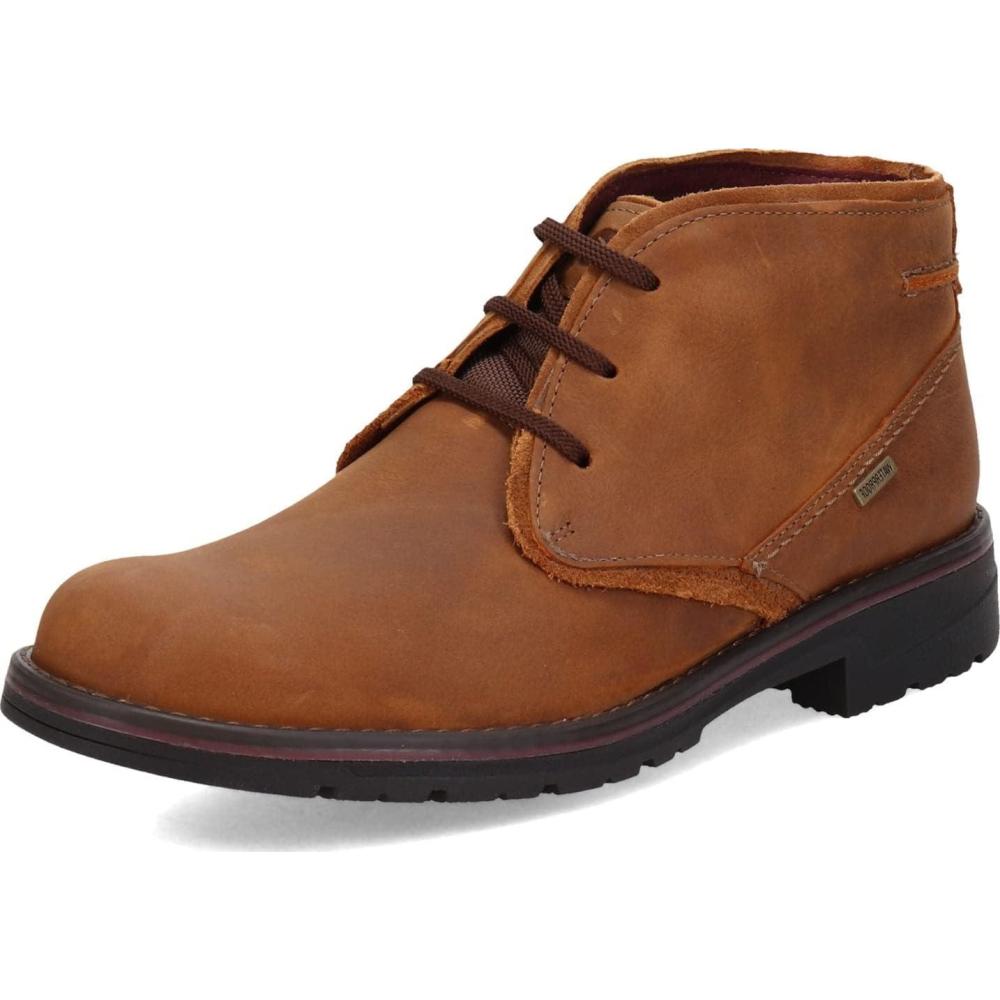 imageClarks Mens Morris Peak Waterproof Chukka BootDark Tan Leather