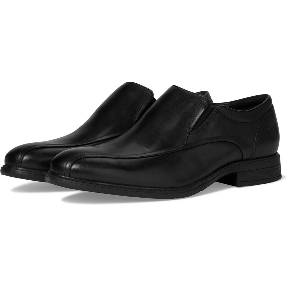 imageClarks Mens Steadwell Step LoaferBlack Leather