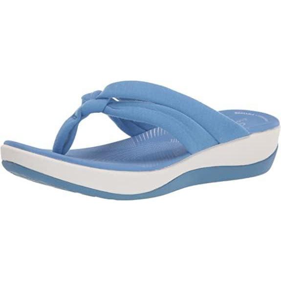 imageClarks Womens Arla Kaylie FlipFlopBlue Jersey