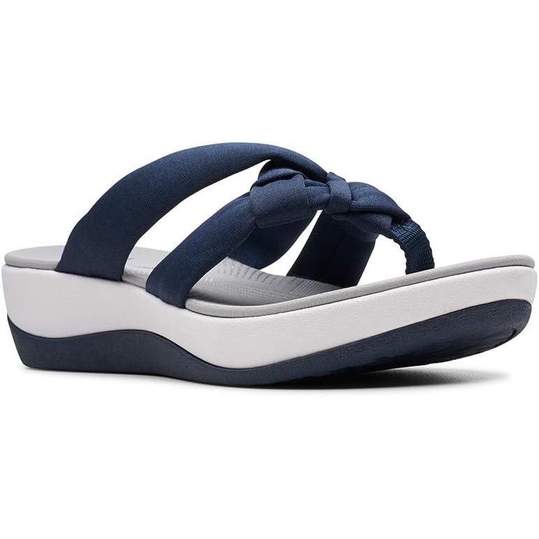 imageClarks Womens Arla Kaylie FlipFlopNavy Heather Textile