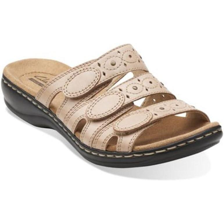 imageClarks Womens Leisa Cacti Q Slide SandalNude Leather