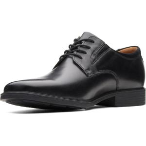 Clarks Men’s Derby Oxford Shoes(Black (Black Leather))