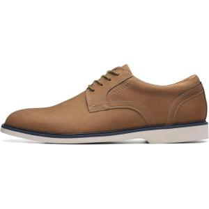 Clarks Men’s Malwood Lace Oxford(Dark Sand Leather)