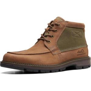 Clarks Men’s Maplewalk Moc Oxford Boot(Brown Combi)