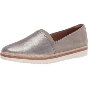 Clarks Women’s Ashland Bubble Loafers(Metallic Leather Combi)