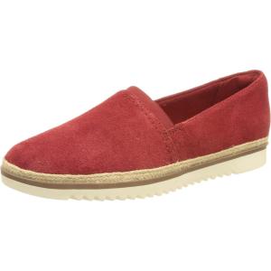Clarks Women’s Ashland Bubble Loafers(Red Suede)