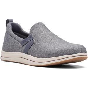 Clarks Women’s Breeze Bali Loafer Flat(Dark Grey)