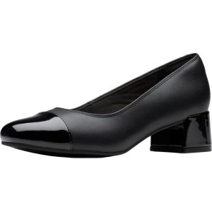 Clarks Women’s Iridessa May Pump(Black Leather)