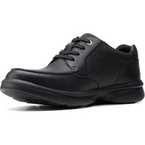 Clarks Men’s Bradley Vibe Oxfords(Black Tumbled Leather)