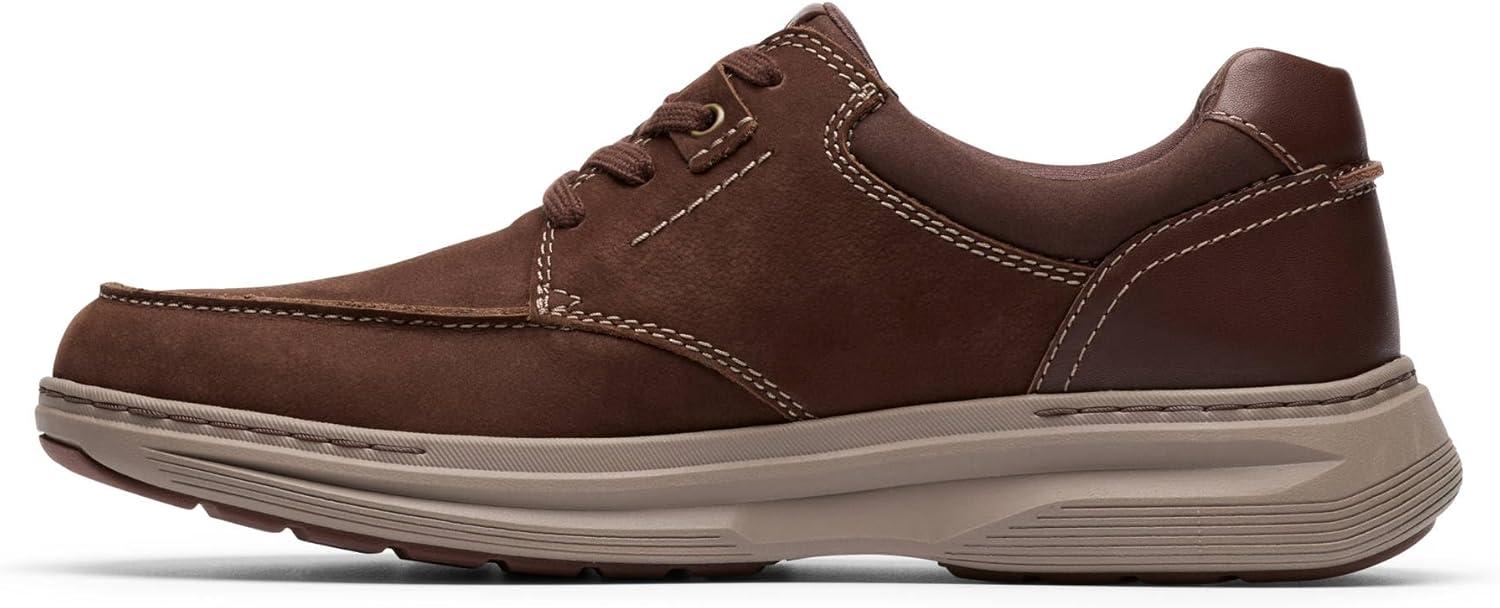 imageClarks Mens Craftwell Moc SneakerDark Brown Nub