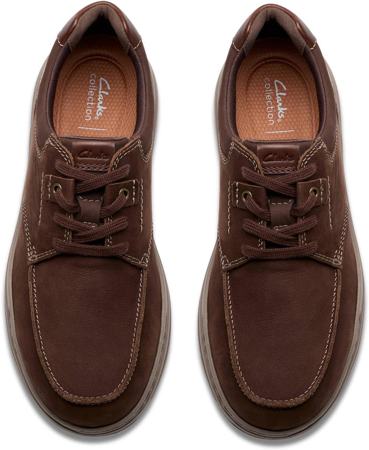 imageClarks Mens Craftwell Moc SneakerDark Brown Nub