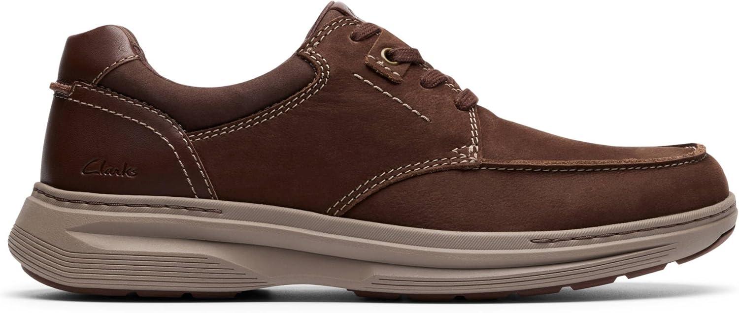 imageClarks Mens Craftwell Moc SneakerDark Brown Nub